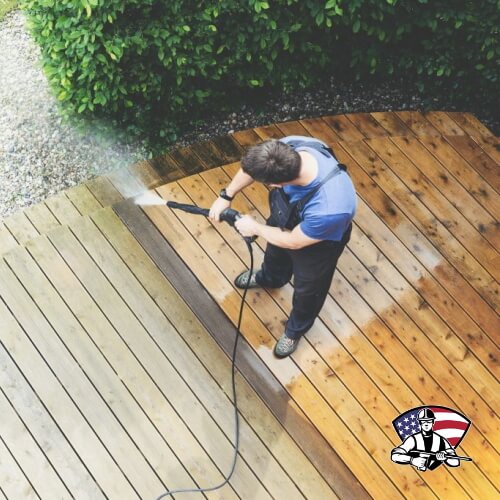 Wood Deck Cleaning in Cypress Texas